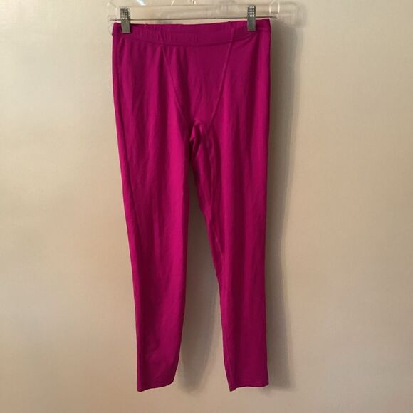 COLUMBIA YOUTH LARGE 14 16 FUCHSIA OMNI HEAT MIDWEIGHT BASELAYER TIGHTS - Picture 2 of 8